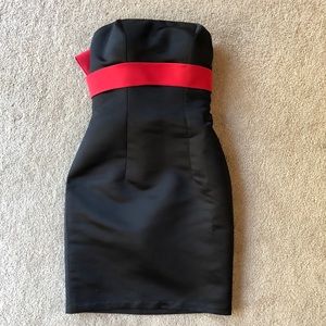 Jovani strapless cocktail dress